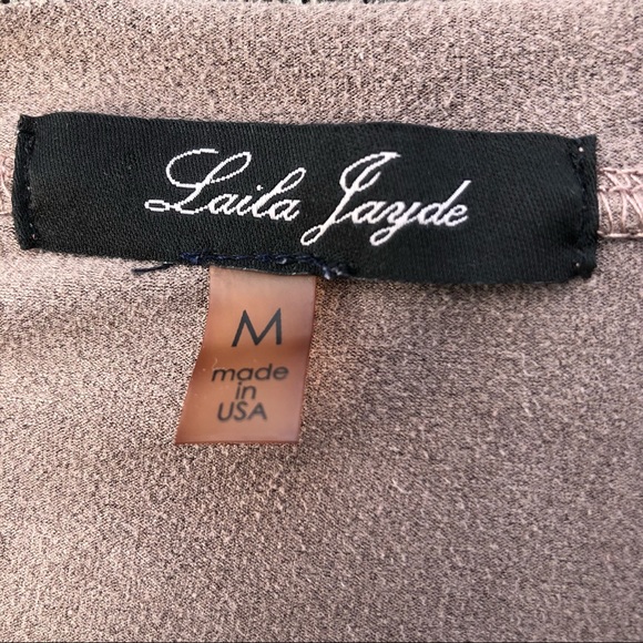 Laila Jayde faux suede basic tee! - Picture 7 of 8